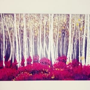 Peir 1 Imports painting red yellow white and fusia